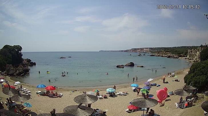 Русалка курорт времето уеб камера на живо до Каварна и Балчик плаж Черно море kamerite, live webcam