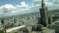 уеб камера от Варшава, столицата на Полша, на брега на река Висла, времето на живо