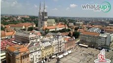 Уеб камера от Загреб, столицата на Хърватия, център, река Сава, времето на живо