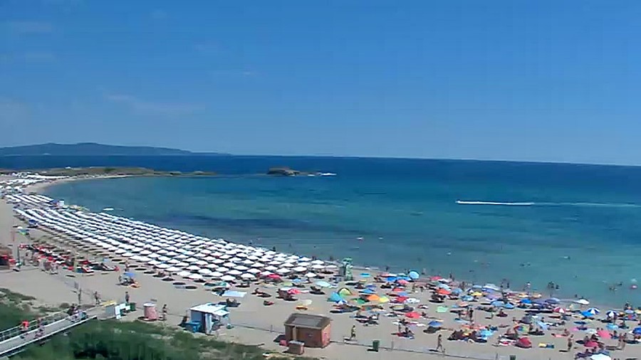 Лозенец уеб камера времето курорт, плаж Черно море, на 65 км. южно от Бургас, между Китен и Царево live webcam