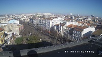 Бургас времето уеб камера център от Община площад Свобода хотел България и Главна пешеходна улица, kamerite online, live camera