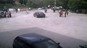Село Горно Краище времето уеб камера Център площад пазар до Белица, Разлог