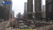 Чикаго (Chicago) времето на живо уеб камера САЩ, щат Илинойс, център, улици трафик, Съединени Щати (U.S.), live camera
