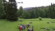 Витоша времето на живо уеб камери хижа 'Червената шапчица', над местност 'Златните мостове', Почивен дом на композиторите kamerite